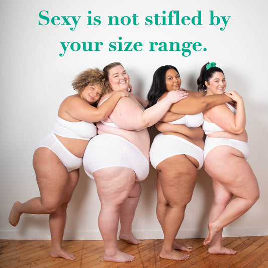 Sexy is not stifled by your size range.